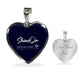 Luxury Graphic Heart Necklace - Celeste Jewel
