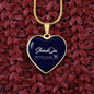 Luxury Graphic Heart Necklace - Celeste Jewel