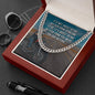 Meaningful Gift - It's Not About Being Better (Motorcycle) - Cuban Link Chain Necklace - Celeste Jewel