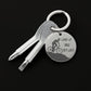 Meaningful Gift - Look Up And Get Lost - Engraved Screwdriver Keychain - Celeste Jewel
