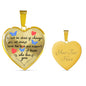 Meaningful Gift - Love And Support - Luxury Graphic Heart Necklace - Celeste Jewel