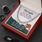 Meaningful Gift - Strength Isn't About - Cuban Link Chain Necklace - Celeste Jewel