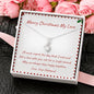 Merry Christmas - Always Stay Happy Together - Sparkling Radiance Necklace - Celeste Jewel