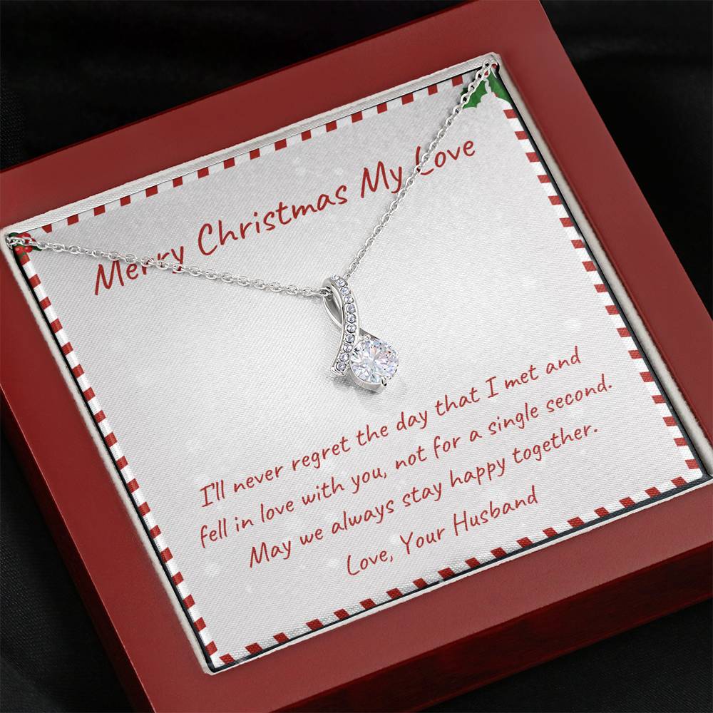 Merry Christmas - Always Stay Happy Together - Sparkling Radiance Necklace - Celeste Jewel