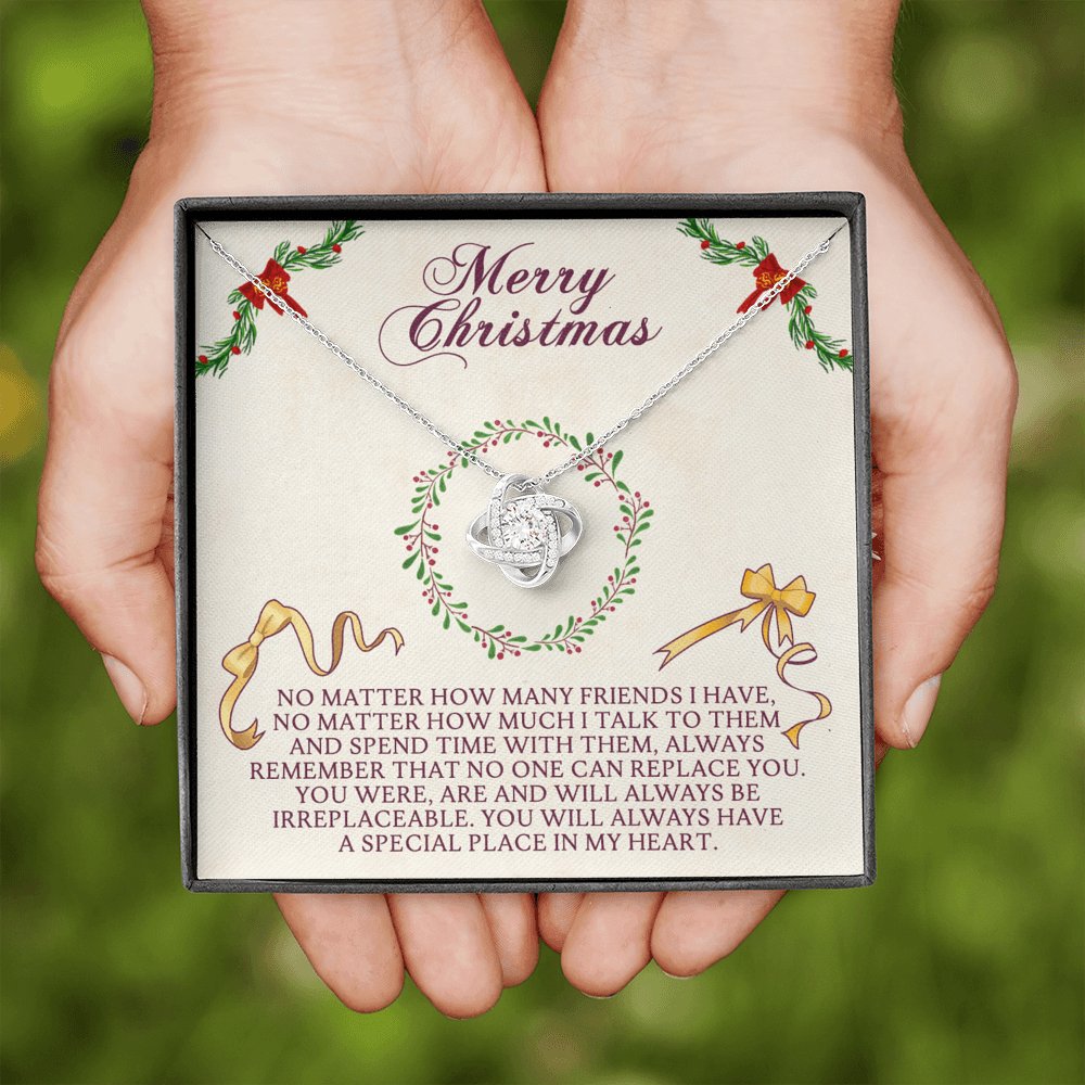 Merry Christmas - Bestie Gift - Love Knot Necklace - Celeste Jewel