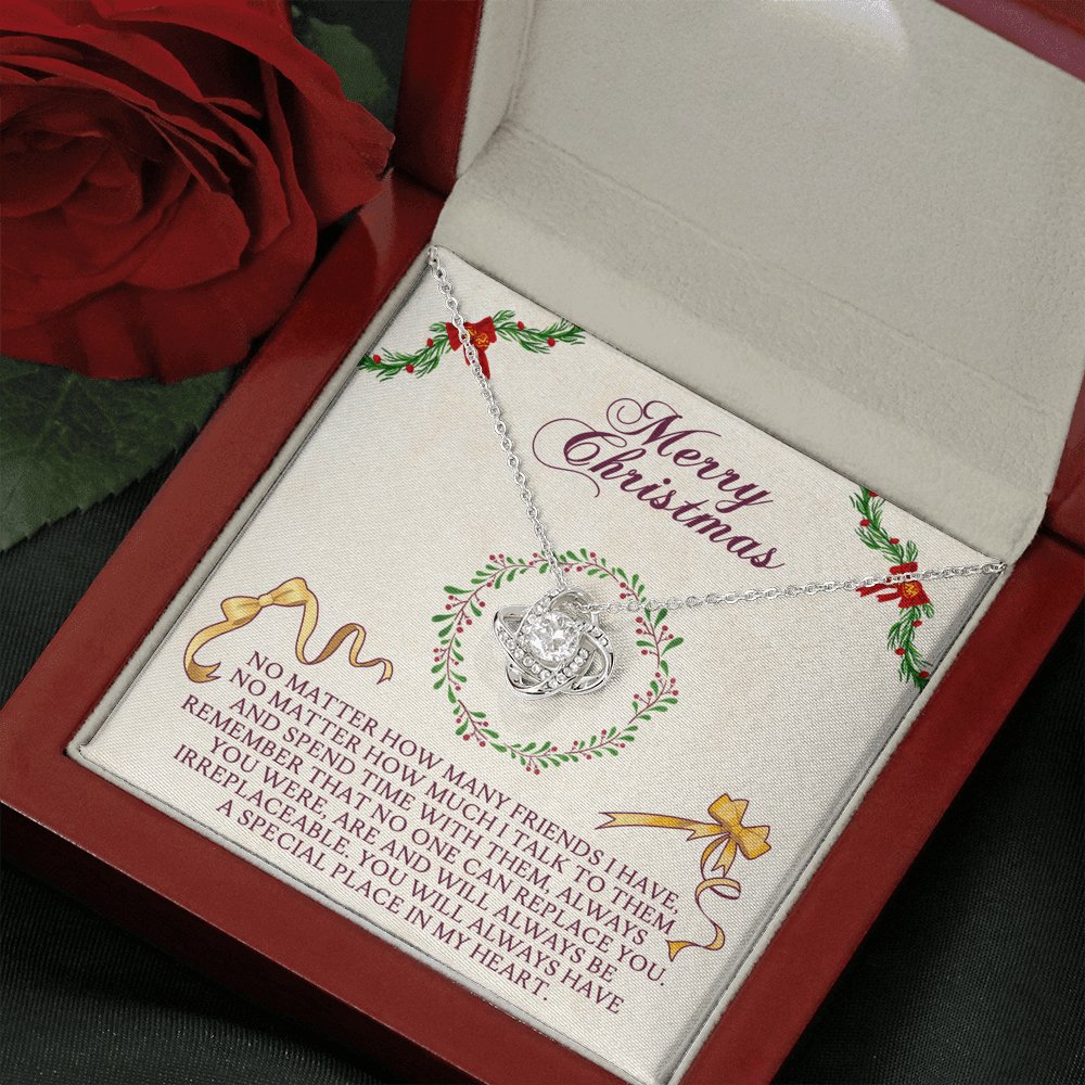 Merry Christmas - Bestie Gift - Love Knot Necklace - Celeste Jewel