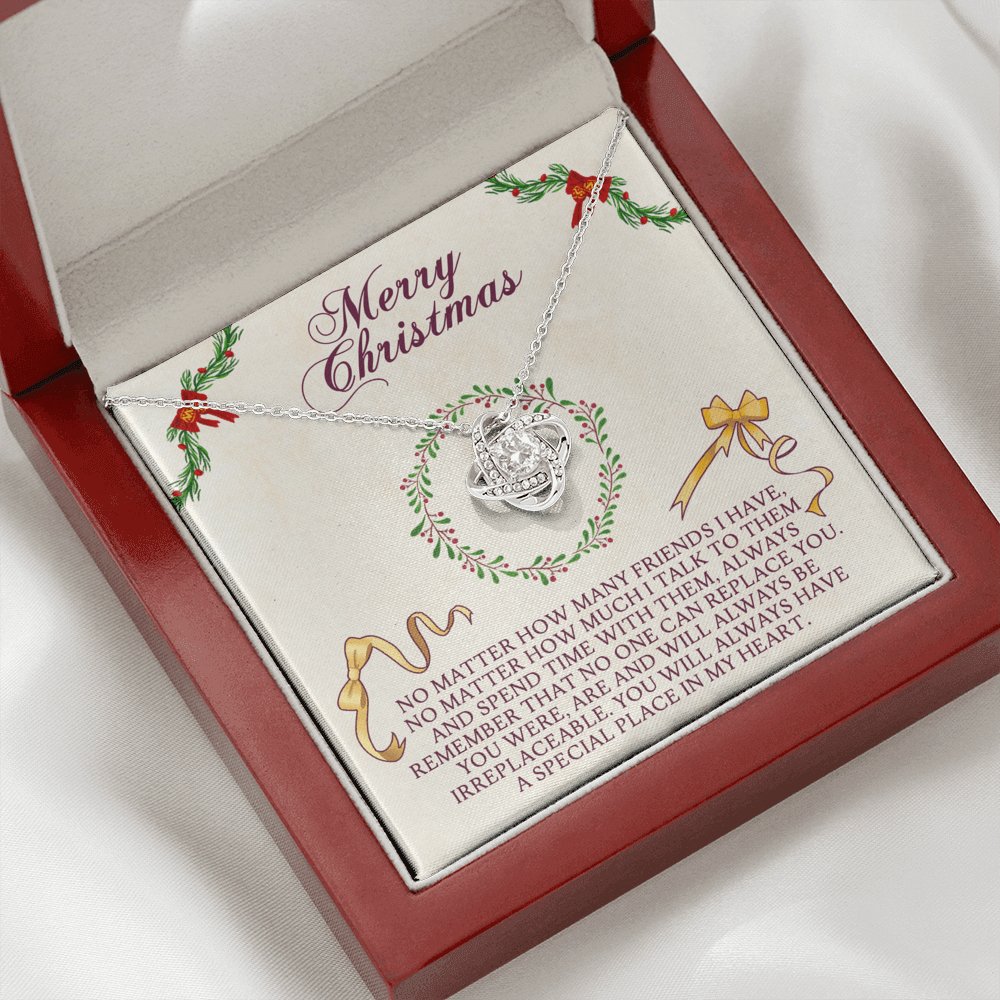 Merry Christmas - Bestie Gift - Love Knot Necklace - Celeste Jewel