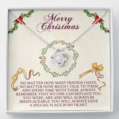 Merry Christmas - Bestie Gift - Love Knot Necklace - Celeste Jewel
