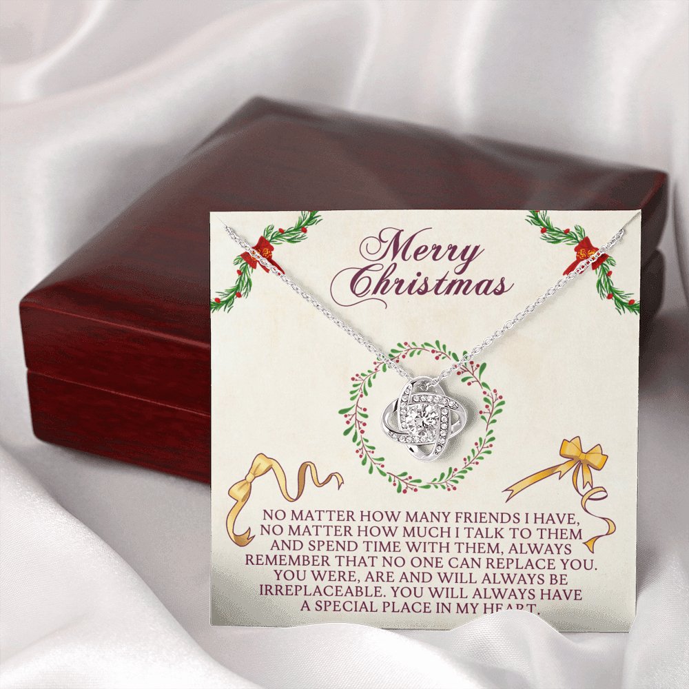 Merry Christmas - Bestie Gift - Love Knot Necklace - Celeste Jewel