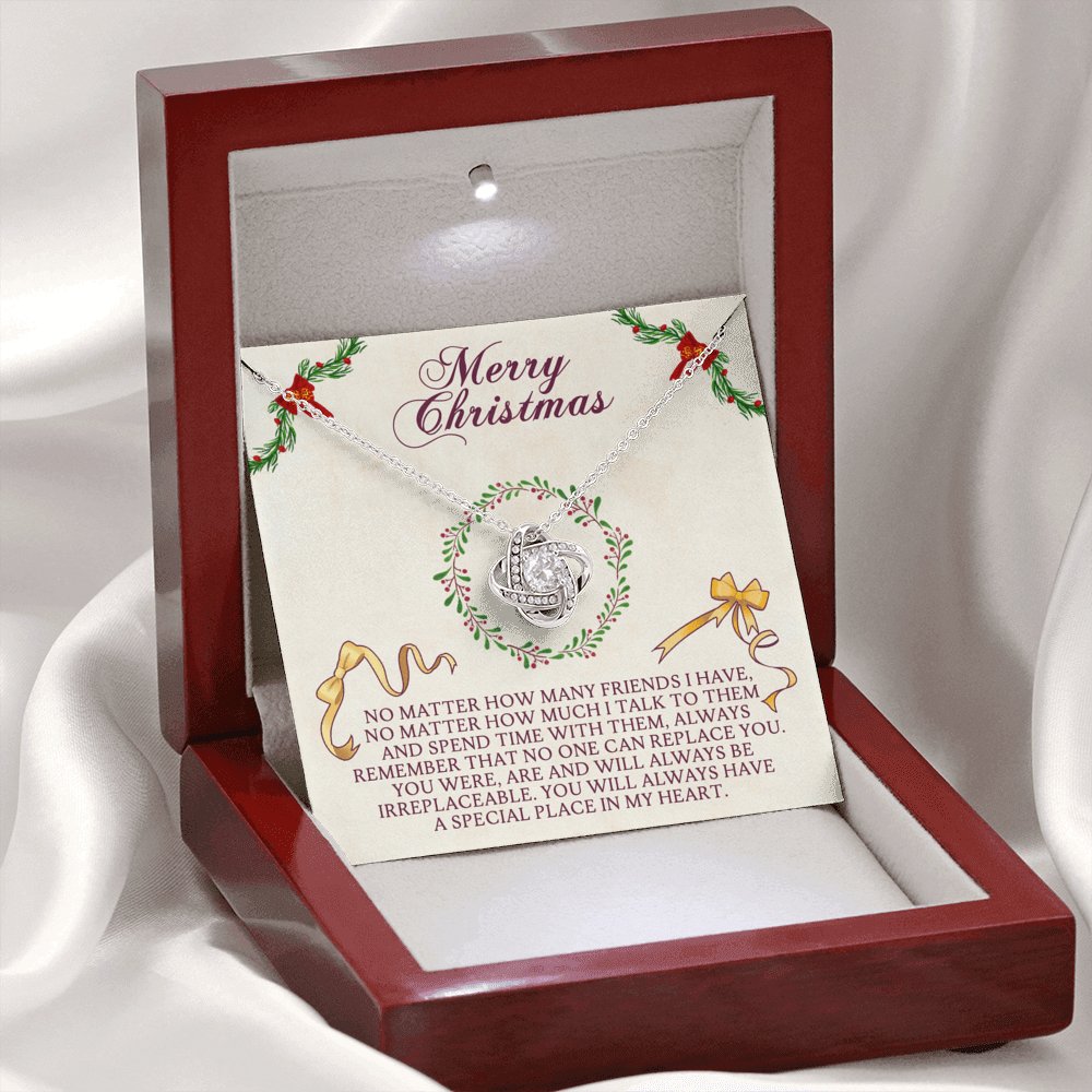Merry Christmas - Bestie Gift - Love Knot Necklace - Celeste Jewel