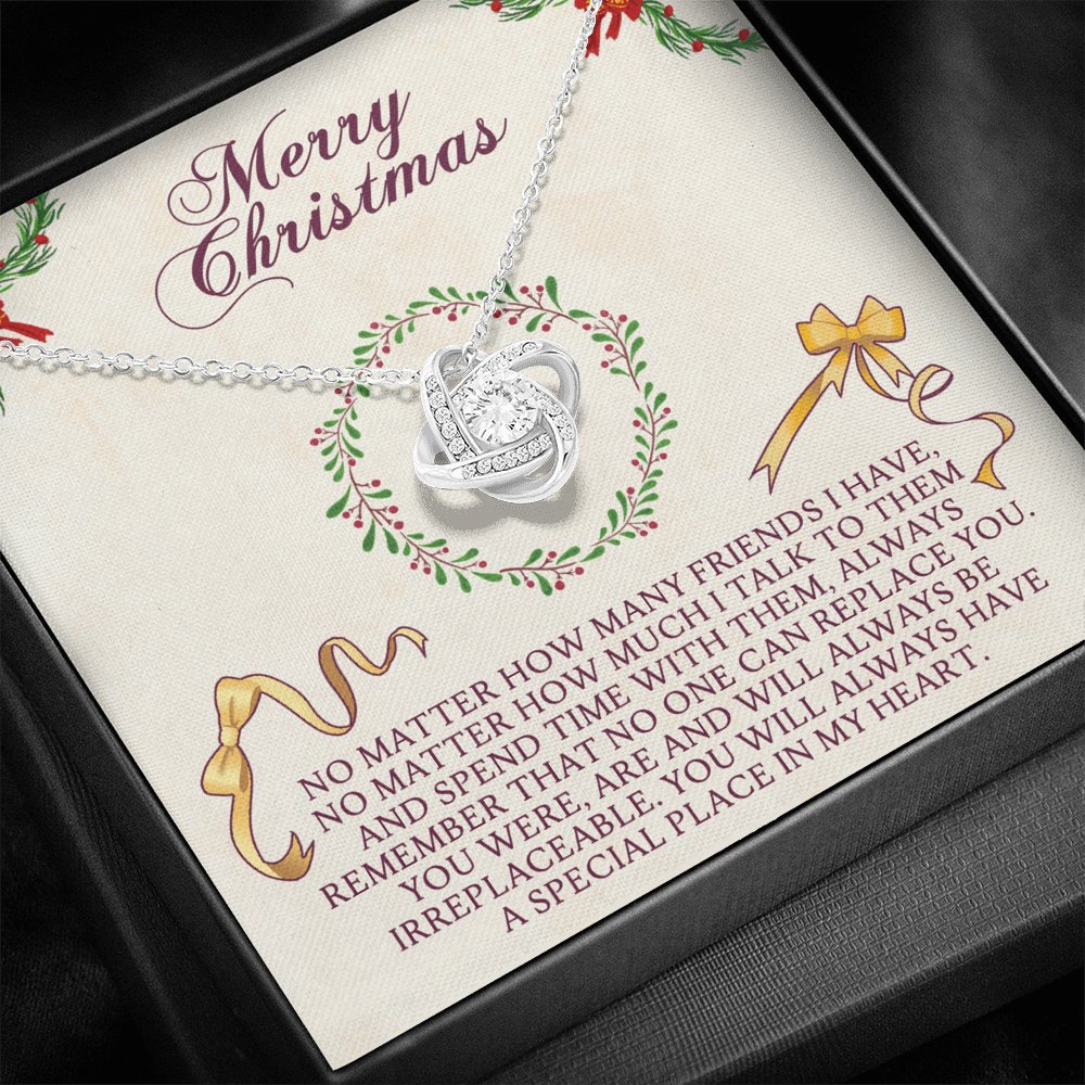 Merry Christmas - Bestie Gift - Love Knot Necklace - Celeste Jewel