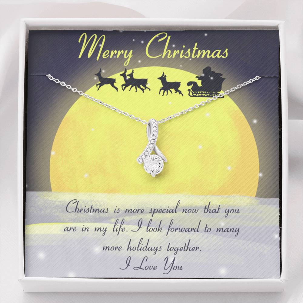 Merry Christmas - Many More Together - Sparkling Radiance Necklace - Celeste Jewel