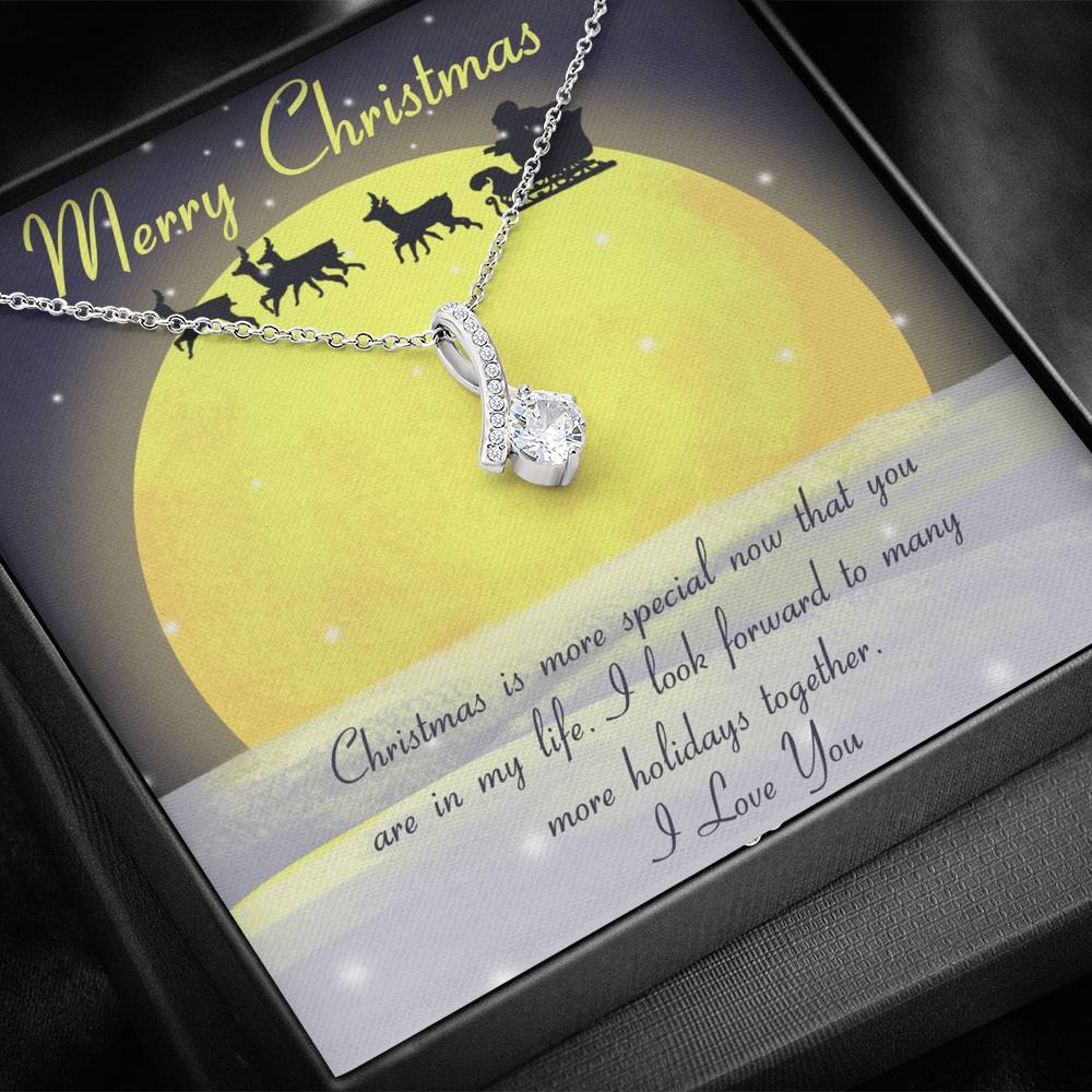 Merry Christmas - Many More Together - Sparkling Radiance Necklace - Celeste Jewel