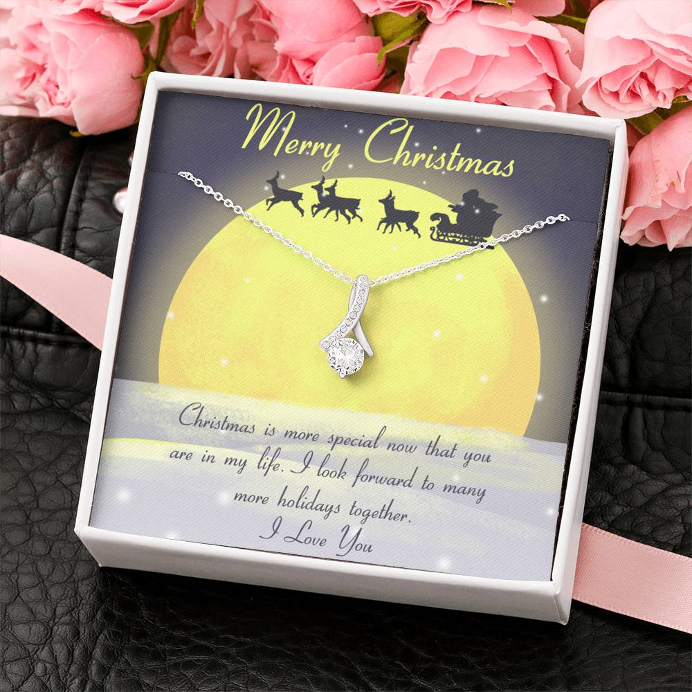 Merry Christmas - Many More Together - Sparkling Radiance Necklace - Celeste Jewel