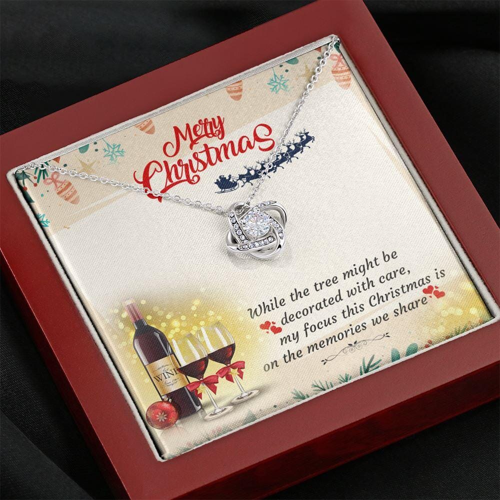 Merry Christmas - Memories We Share - Love Knot Necklace - Celeste Jewel