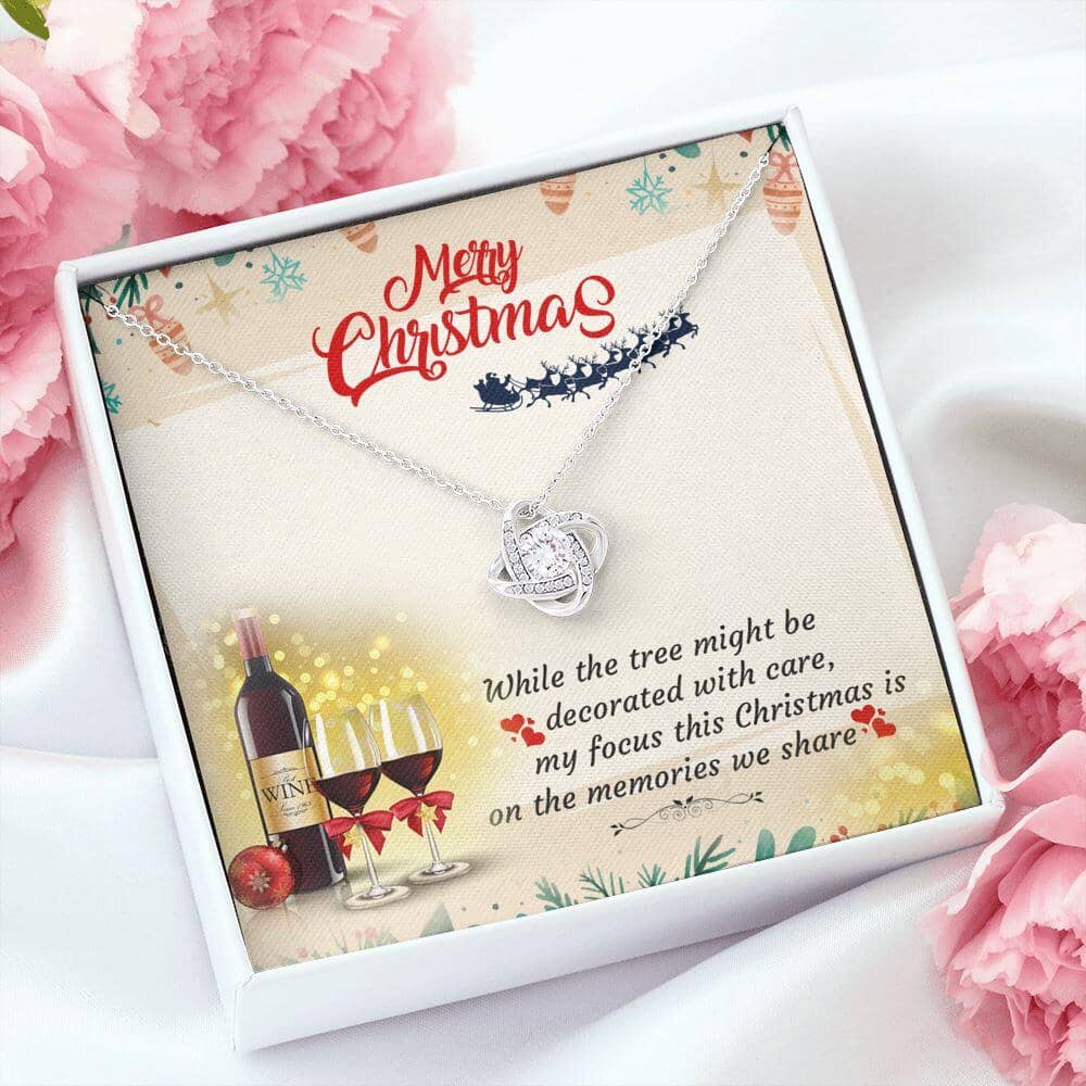 Merry Christmas - Memories We Share - Love Knot Necklace - Celeste Jewel