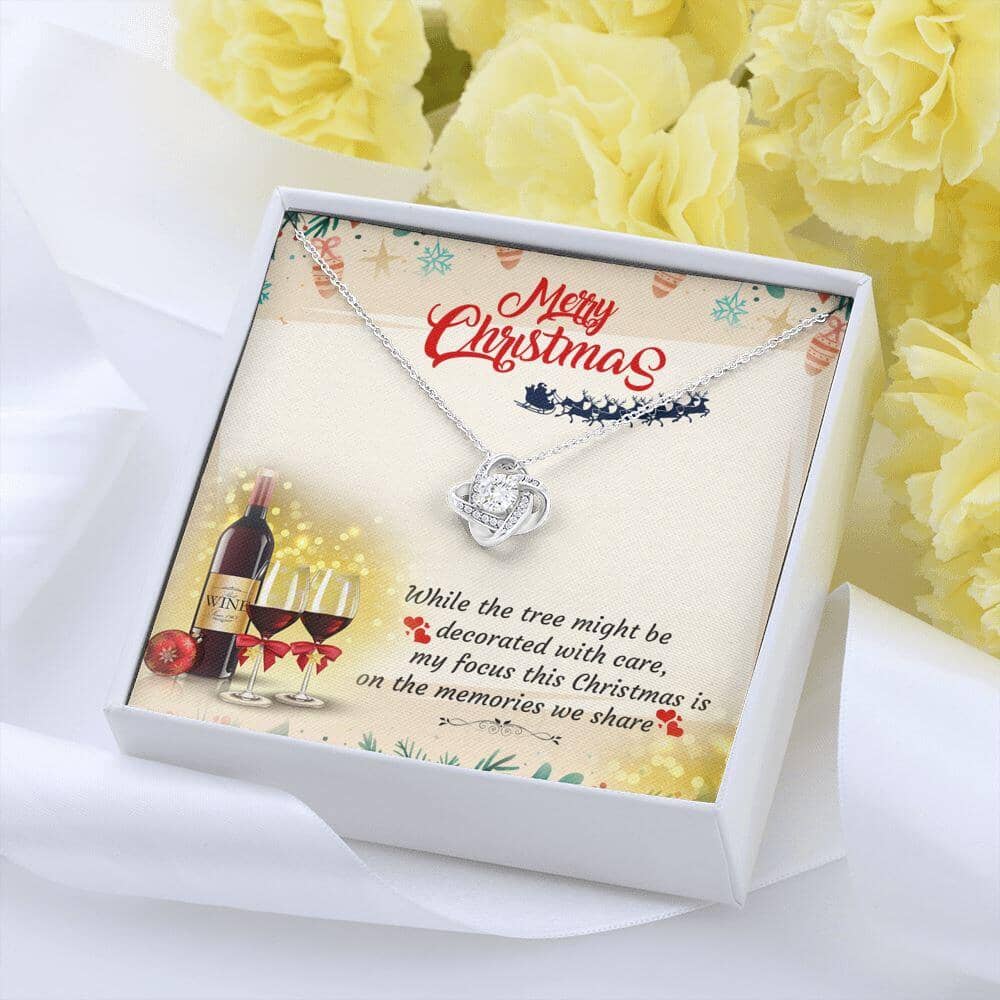 Merry Christmas - Memories We Share - Love Knot Necklace - Celeste Jewel