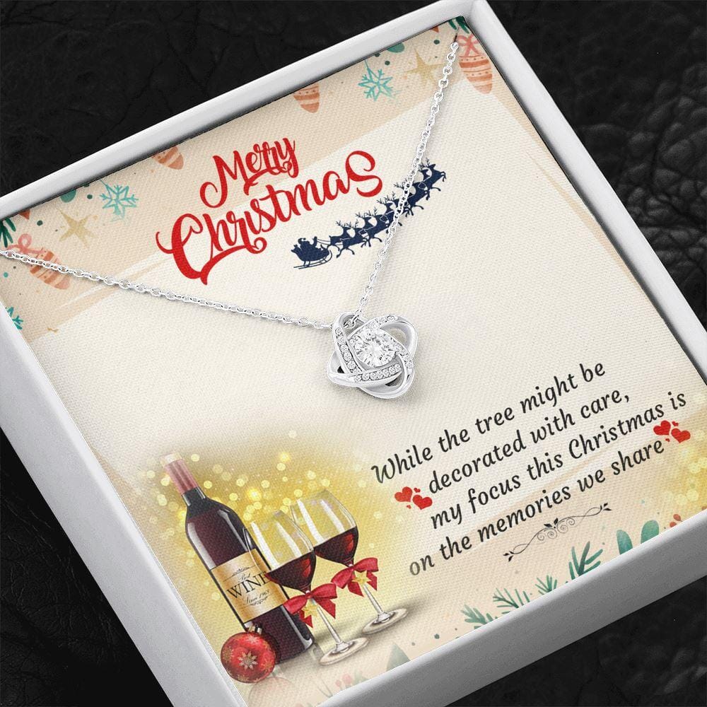 Merry Christmas - Memories We Share - Love Knot Necklace - Celeste Jewel