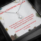 Merry Christmas My Love - The One For Me - Sparkling Radiance Necklace - Celeste Jewel