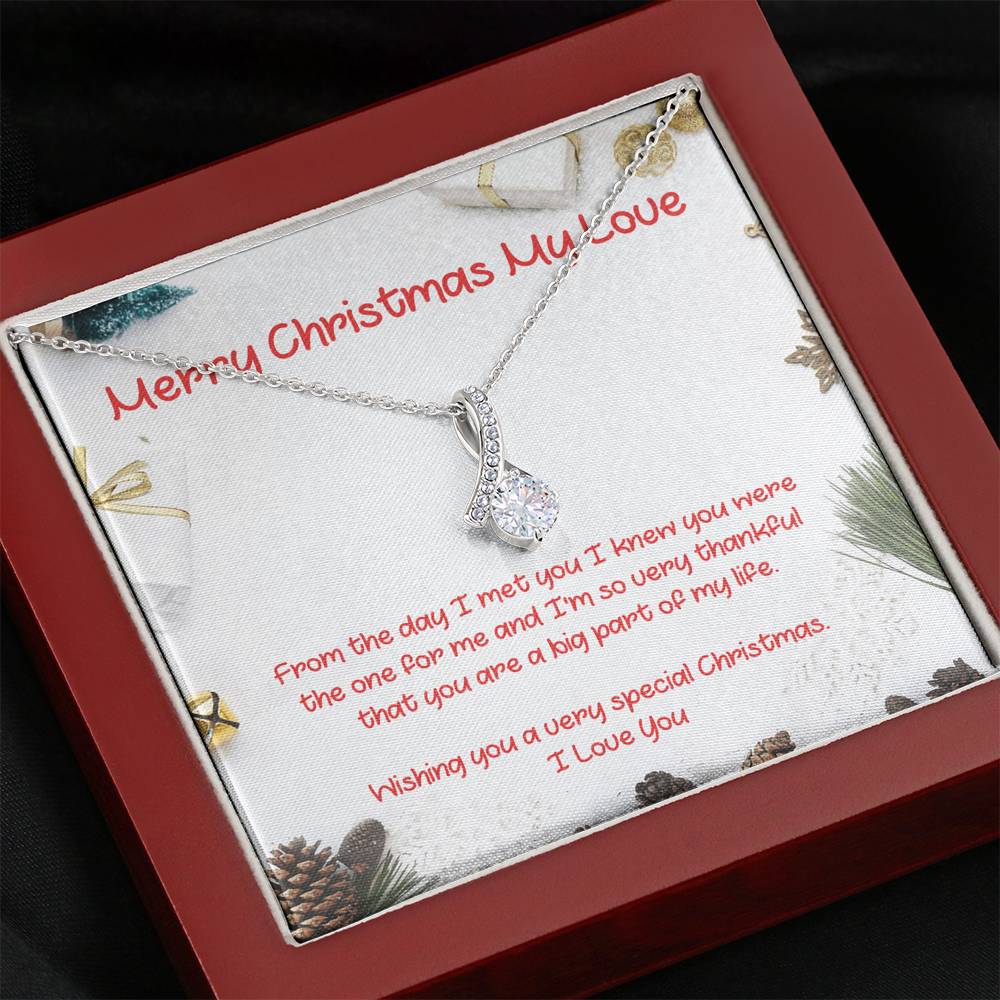 Merry Christmas My Love - The One For Me - Sparkling Radiance Necklace - Celeste Jewel