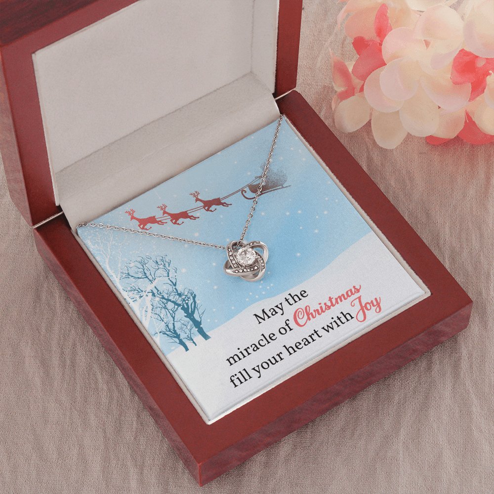 Miracle of Christmas Gift - Love Knot Necklace - Celeste Jewel