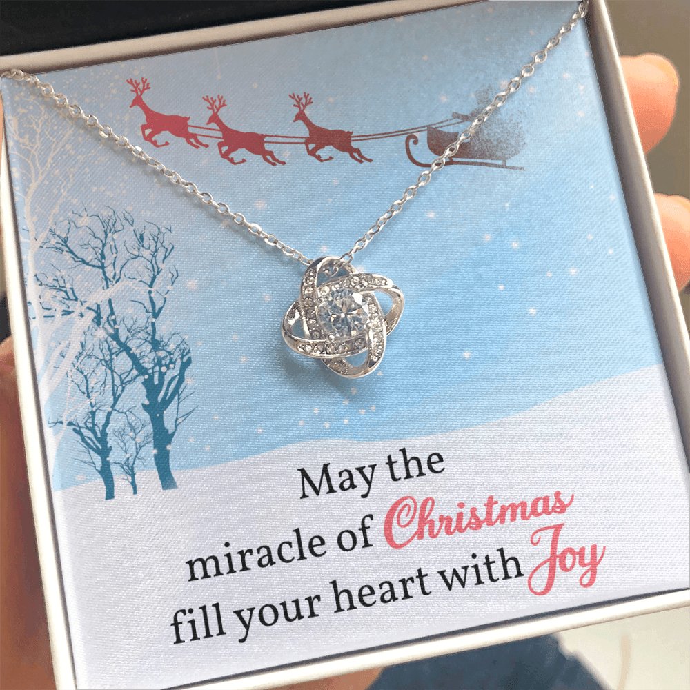Miracle of Christmas Gift - Love Knot Necklace - Celeste Jewel