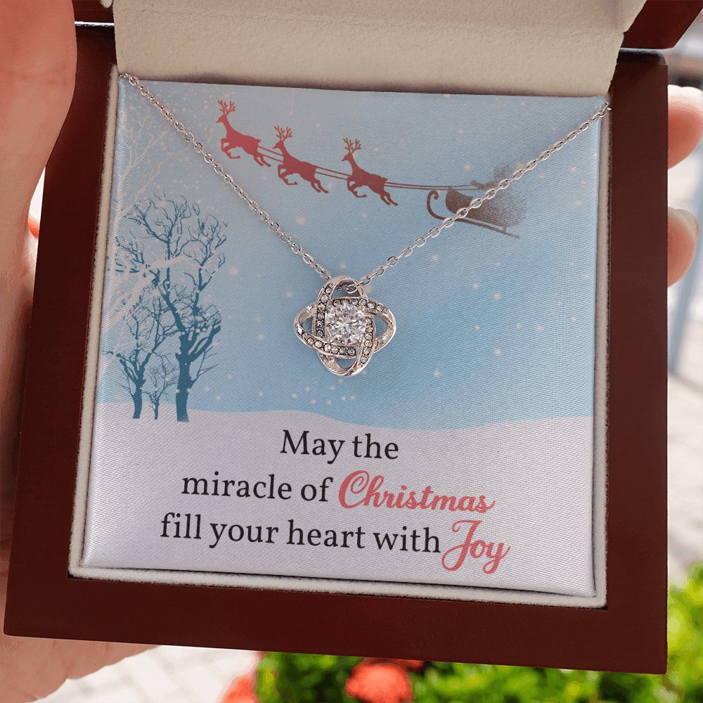 Miracle of Christmas Gift - Love Knot Necklace - Celeste Jewel