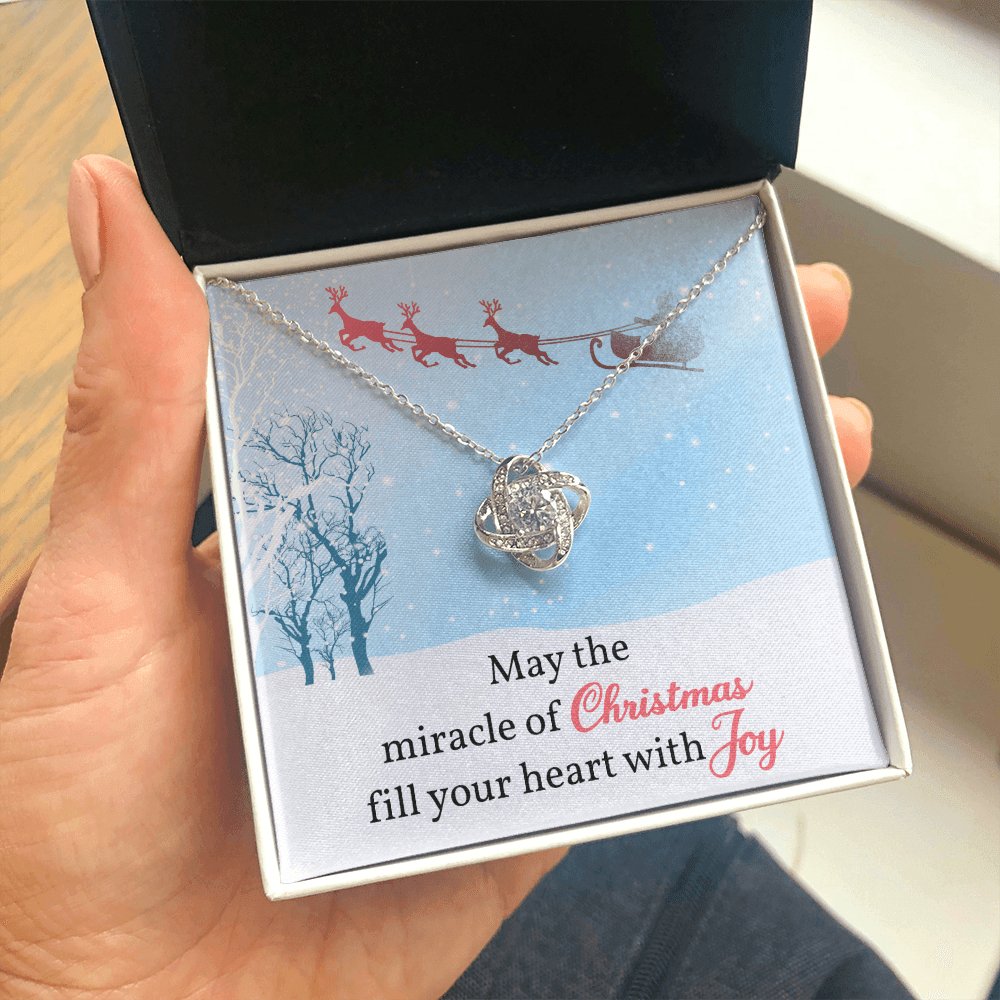 Miracle of Christmas Gift - Love Knot Necklace - Celeste Jewel