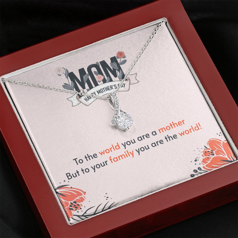 Mom Happy Mother's Day - Sparkling Radiance Necklace - Celeste Jewel