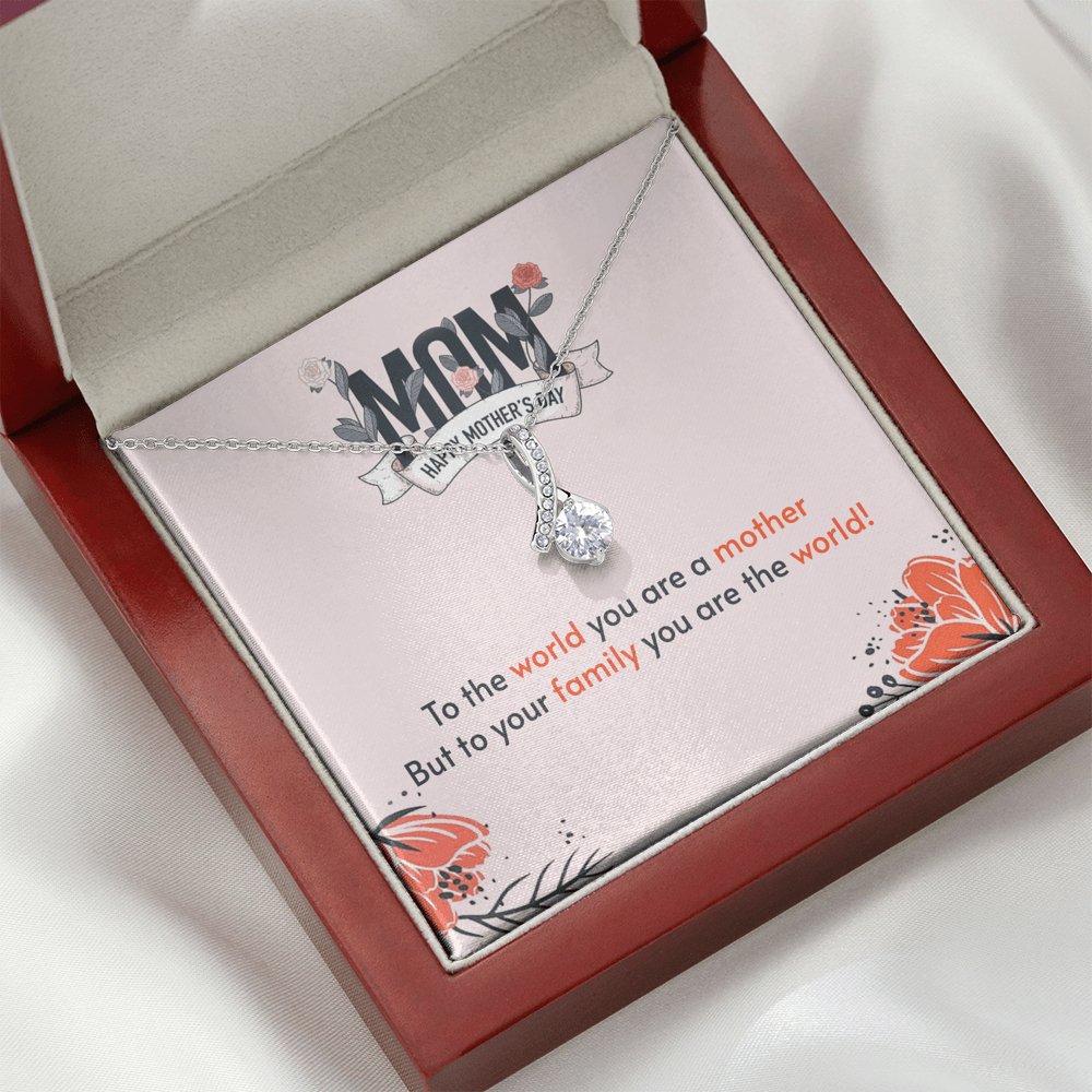 Mom Happy Mother's Day - Sparkling Radiance Necklace - Celeste Jewel
