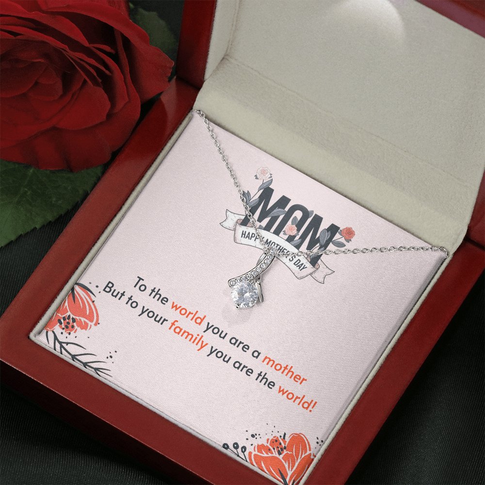 Mom Happy Mother's Day - Sparkling Radiance Necklace - Celeste Jewel