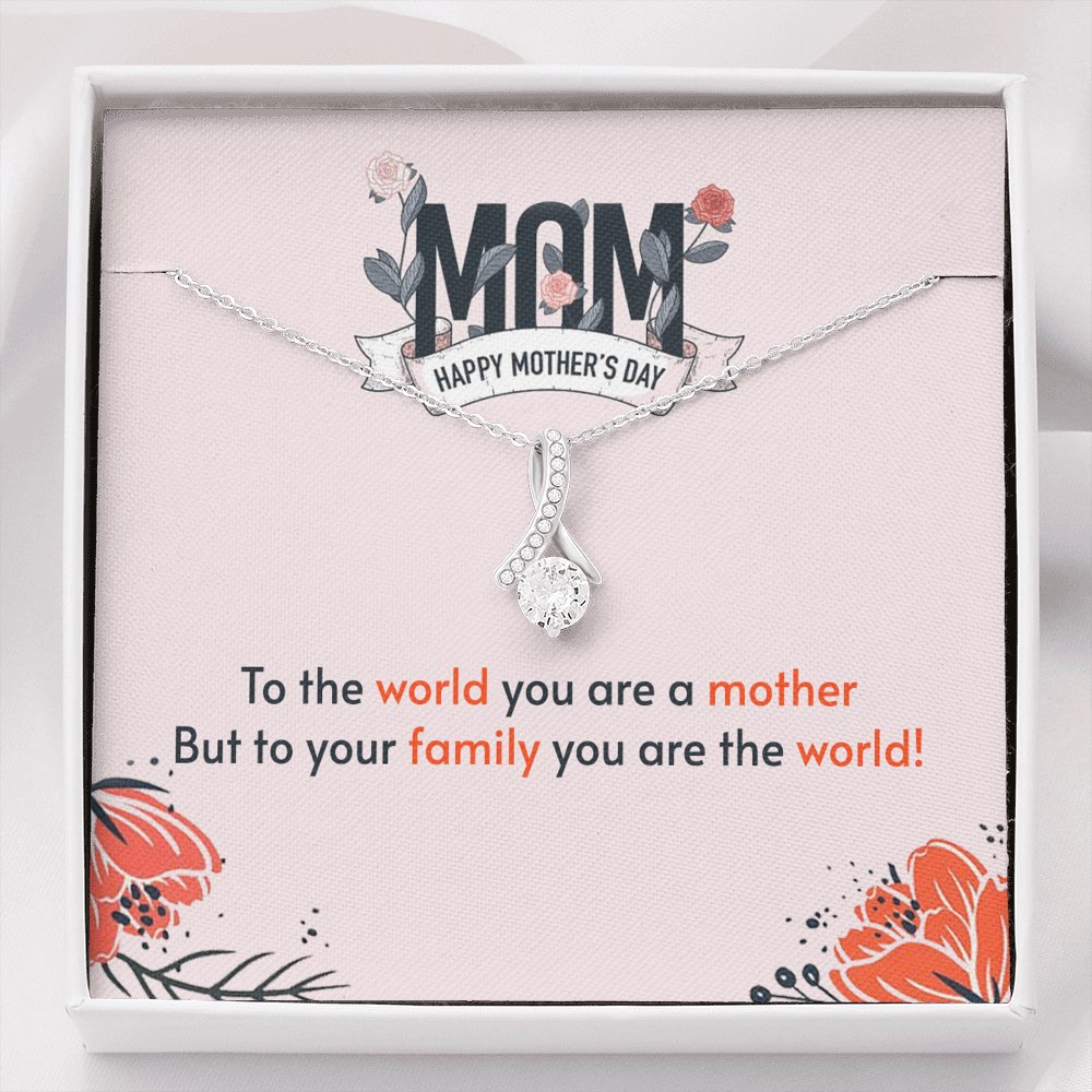 Mom Happy Mother's Day - Sparkling Radiance Necklace - Celeste Jewel