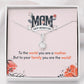 Mom Happy Mother's Day - Sparkling Radiance Necklace - Celeste Jewel
