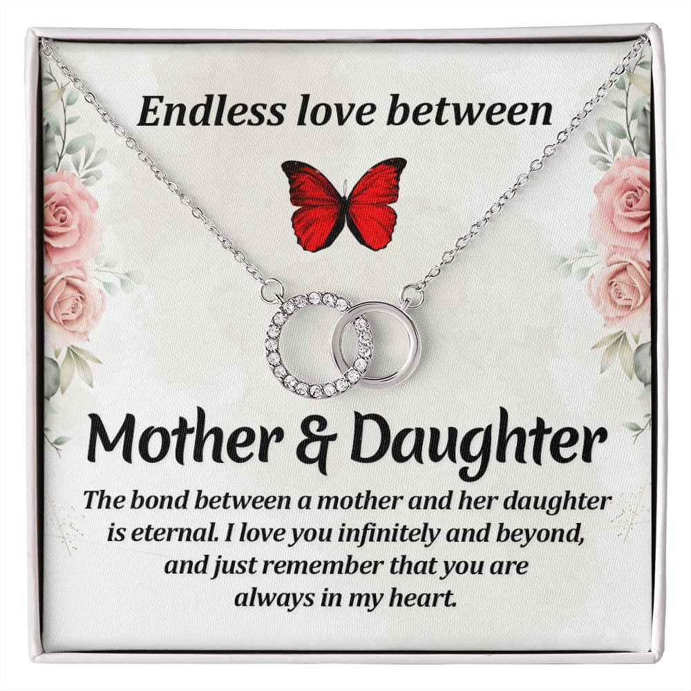 Mother & Daughter Gift - Always In My Heart - Perfect Pair Necklace - Celeste Jewel