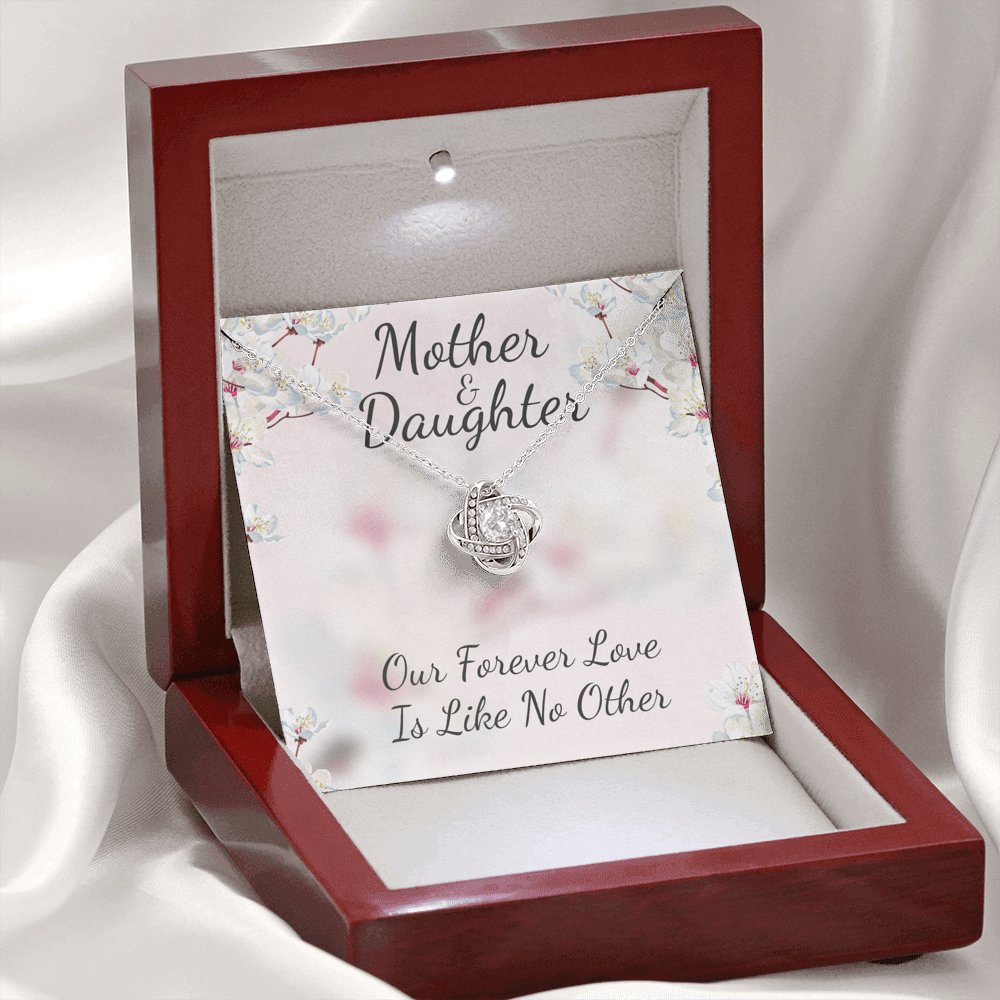 Mother & Daughter - Like No Other - Love Knot Necklace - Celeste Jewel
