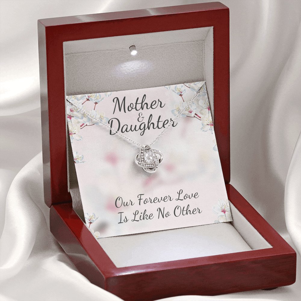 Mother &amp; Daughter - Like No Other - Love Knot Necklace - Celeste Jewel