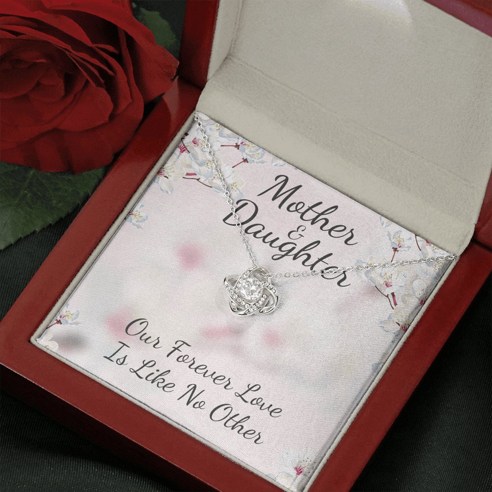 Mother & Daughter - Like No Other - Love Knot Necklace - Celeste Jewel