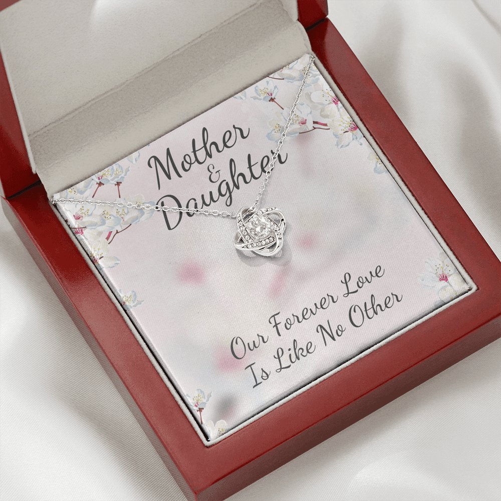 Mother & Daughter - Like No Other - Love Knot Necklace - Celeste Jewel