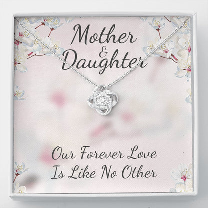 Mother & Daughter - Like No Other - Love Knot Necklace - Celeste Jewel