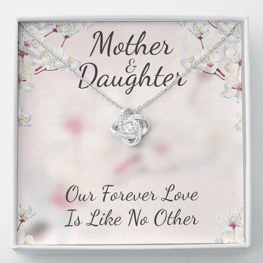 Mother & Daughter - Like No Other - Love Knot Necklace - Celeste Jewel
