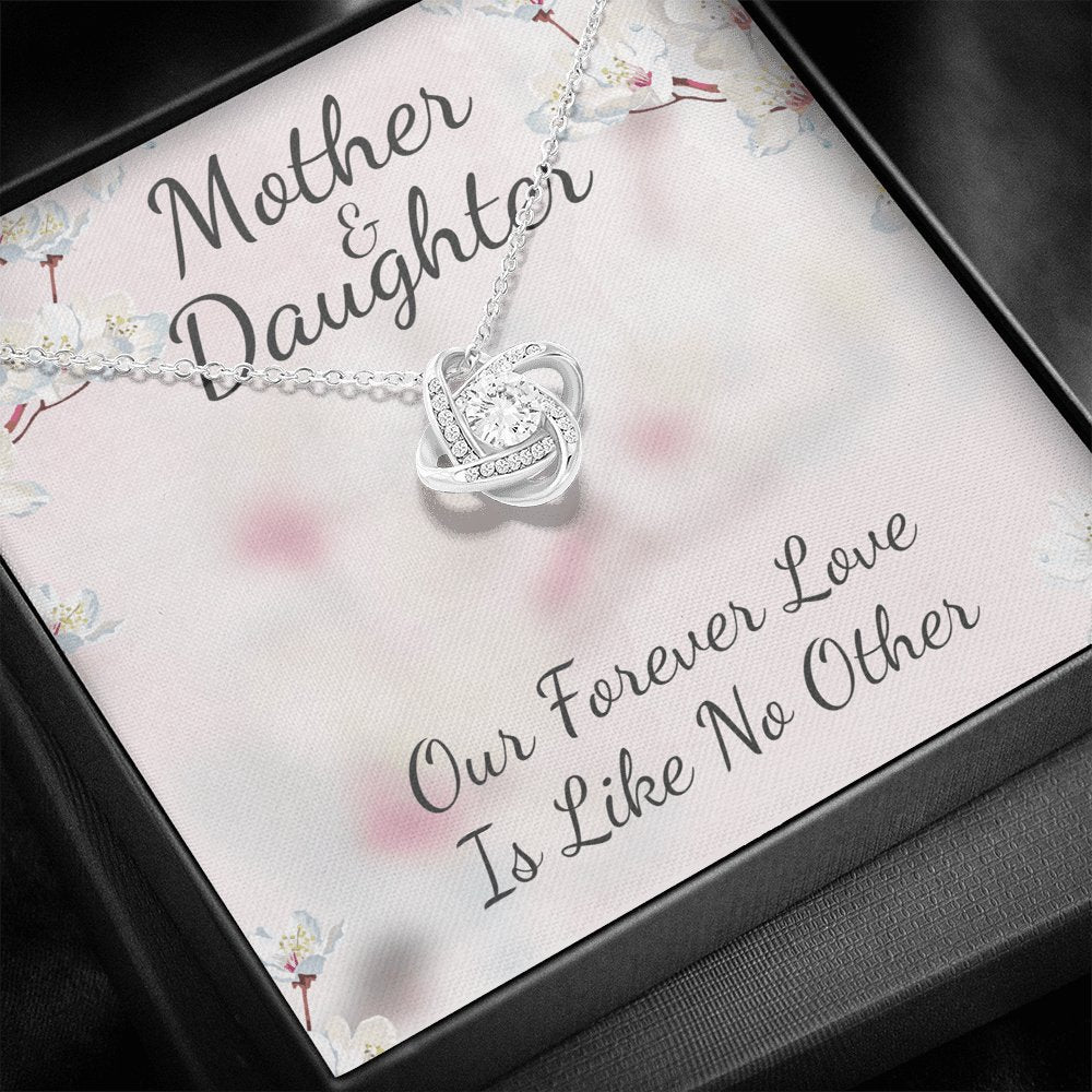 Mother & Daughter - Like No Other - Love Knot Necklace - Celeste Jewel