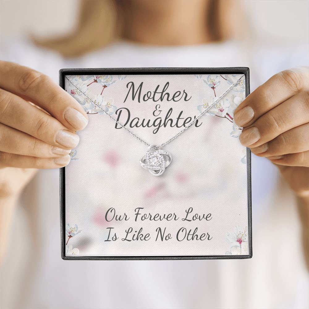 Mother & Daughter - Like No Other - Love Knot Necklace - Celeste Jewel