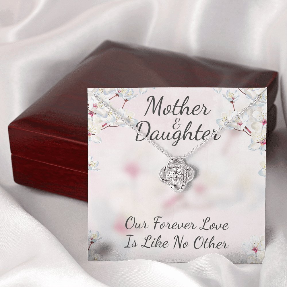 Mother & Daughter - Like No Other - Love Knot Necklace - Celeste Jewel