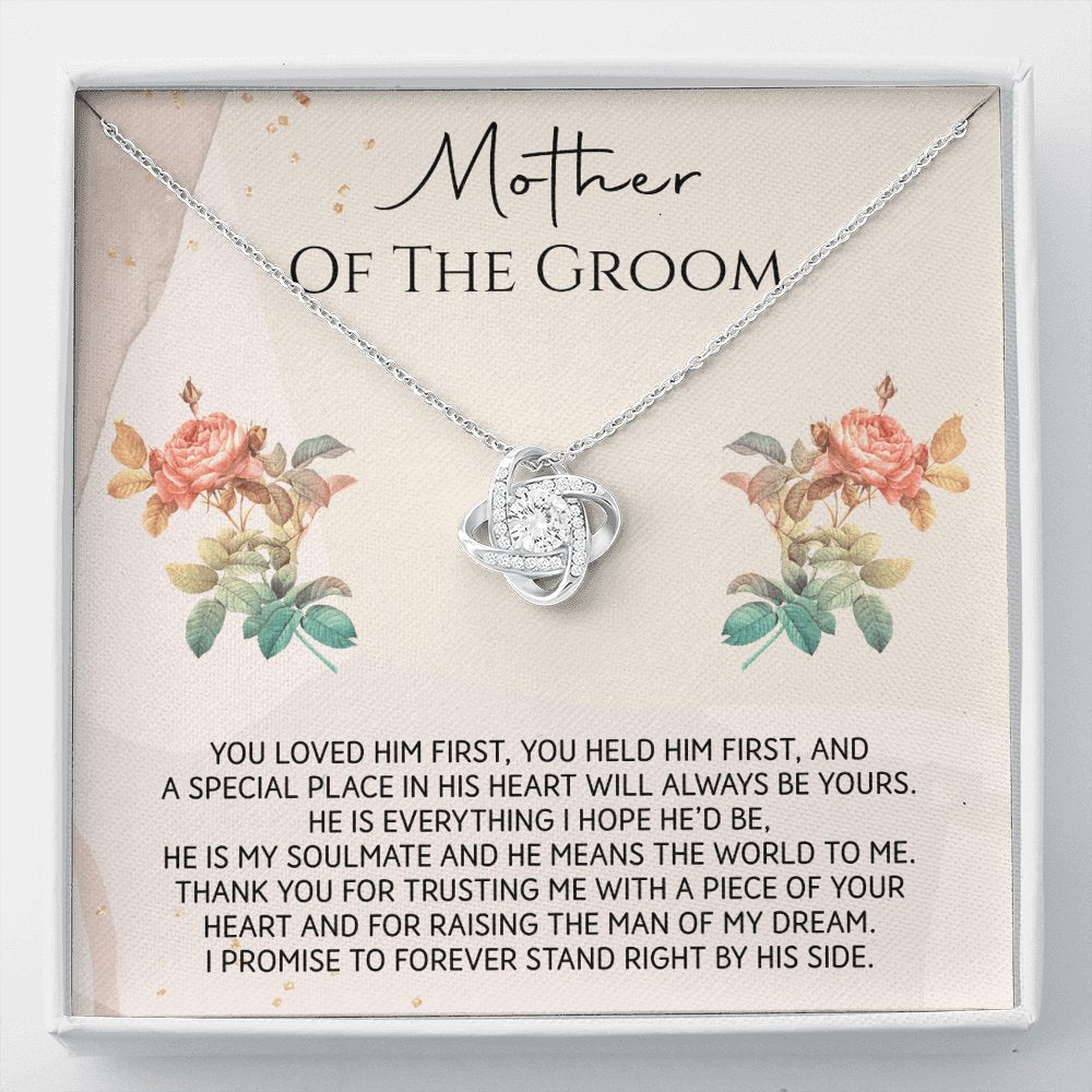 Mother Of The Groom - You Loved Him First - Love Knot Necklace - Celeste Jewel