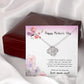 Mother's Day - Best Mom Ever - Love Knot Necklace - Celeste Jewel