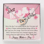 Mother's Day Gift - Best Mom Ever - Interlocking Hearts Necklace - Celeste Jewel