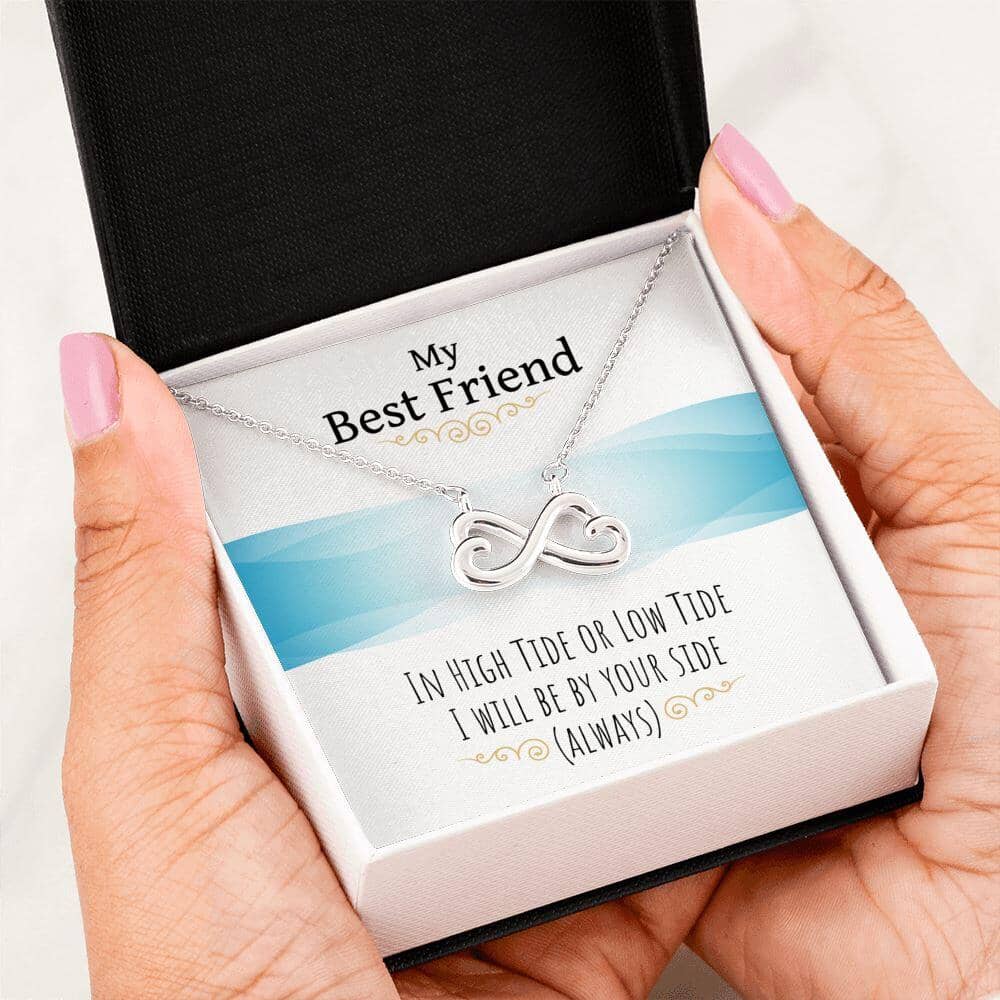 My Best Friend - Always By Your Side - Infinity Necklace - Celeste Jewel