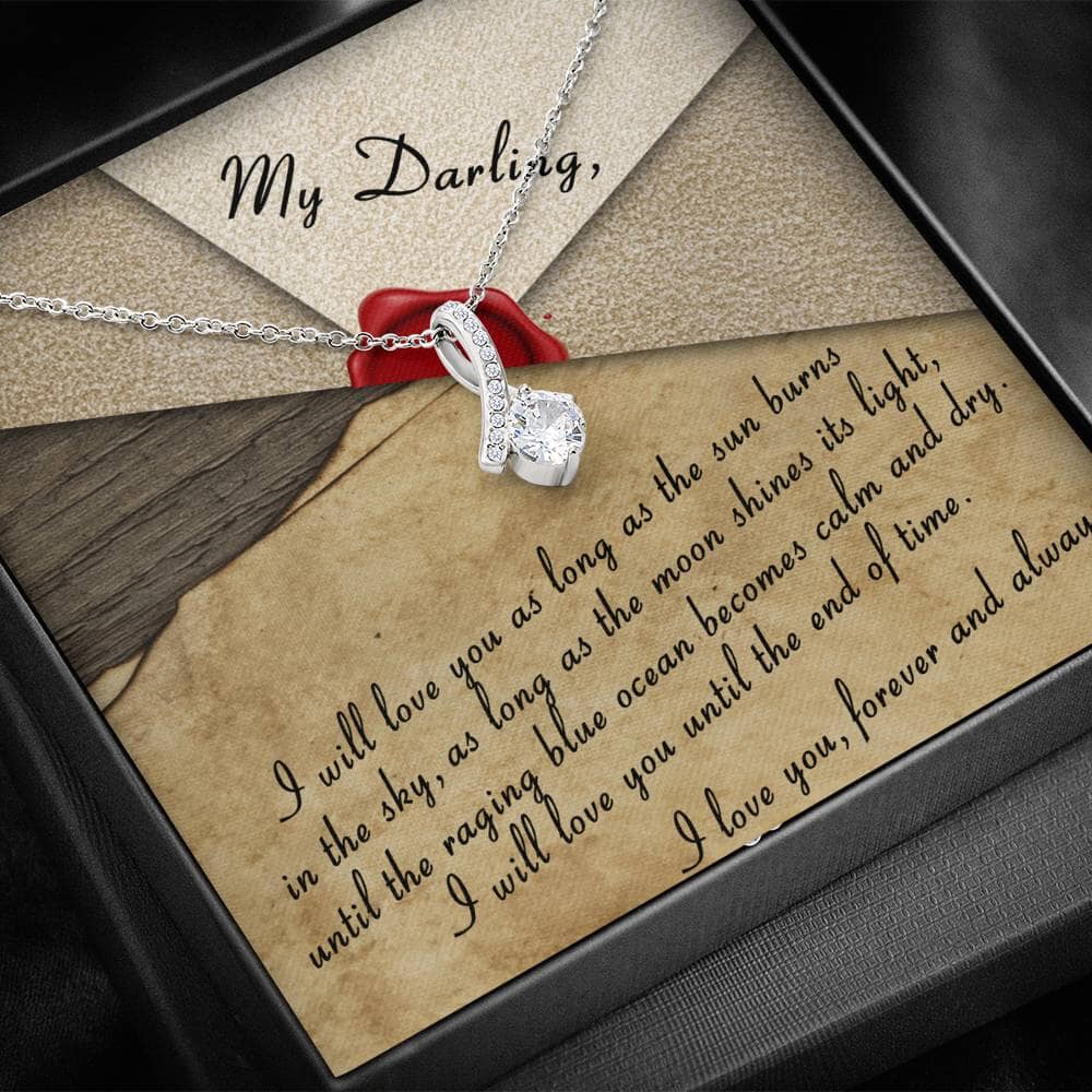 My Darling - Until The End Of Time - Sparkling Radiance Necklace - Celeste Jewel