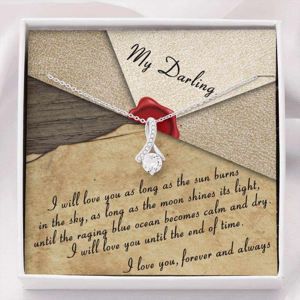 My Darling - Until The End Of Time - Sparkling Radiance Necklace - Celeste Jewel