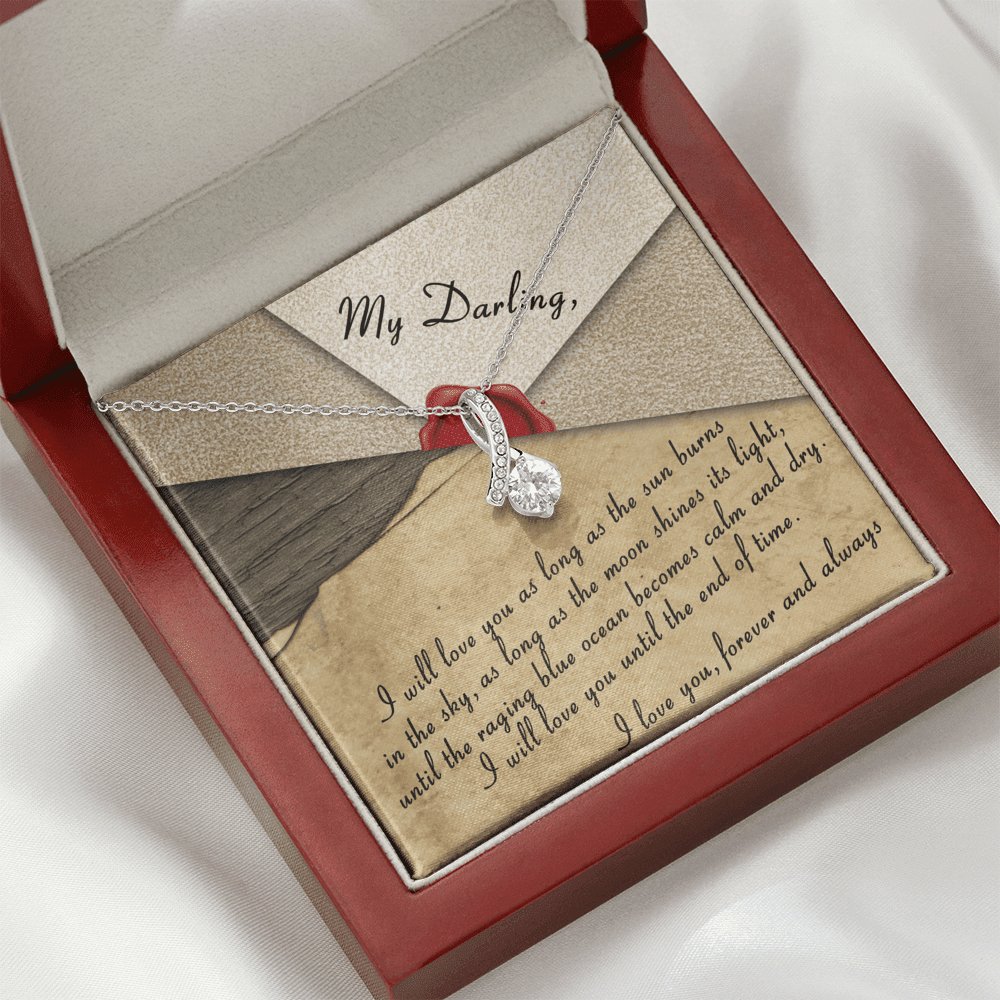 My Darling - Until The End Of Time - Sparkling Radiance Necklace - Celeste Jewel
